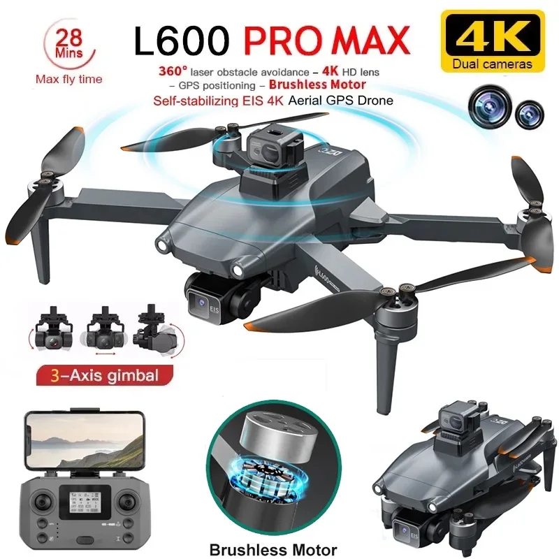 Drone Multispectral - L600 PRO MAX GPS Drone profesional