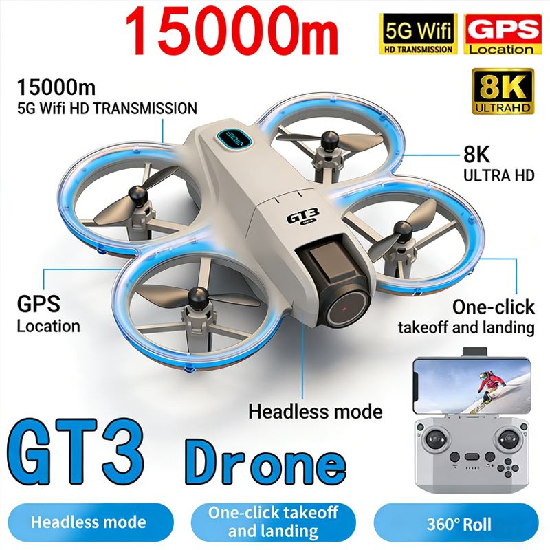 Nuevo GT3 MAX Drone 8K HD foto - Drone Video Production reseña y precio