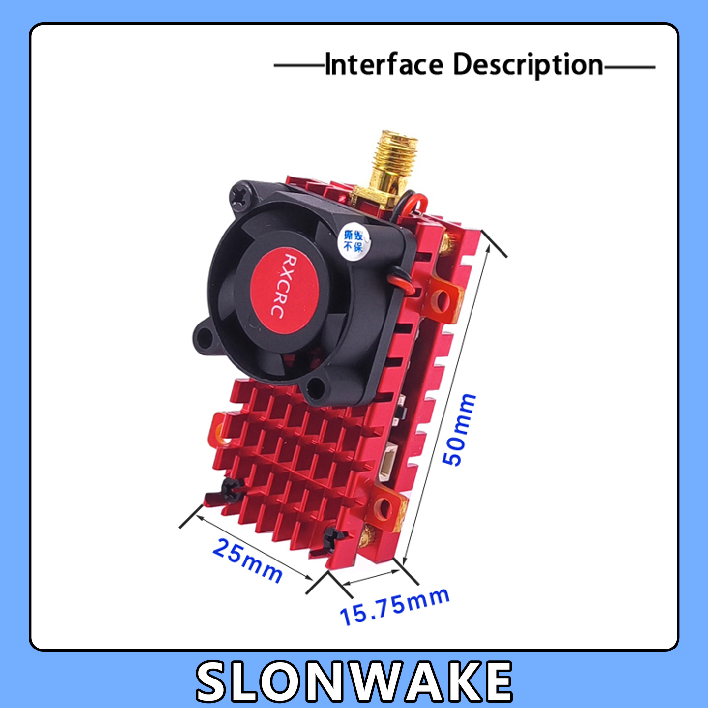 SLONWAKE 5,8G 2W VTX FPV 1800T - Drone Cinematic reseña y precio