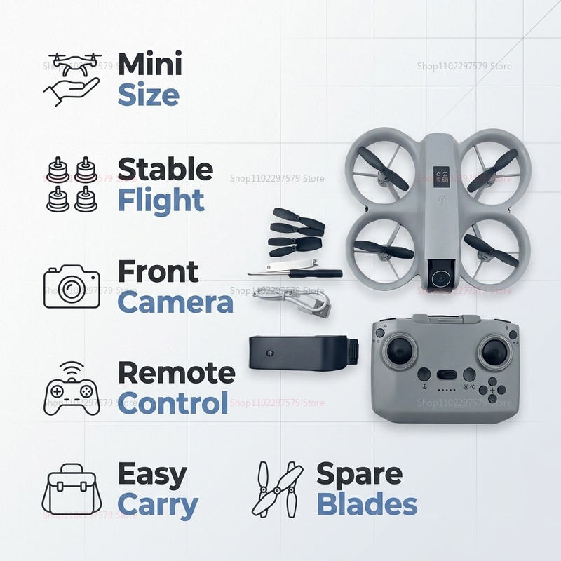 Mini Dron con Cámara HD 8K, FP - Drone Video Production reseña y precio