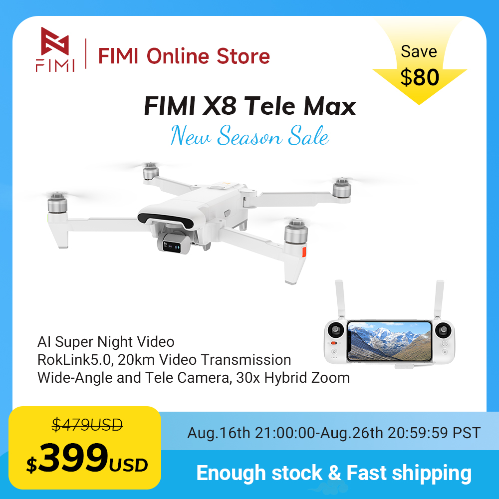 Dron FIMI X8 Tele Max 4K Profe - Drone Thermal Imaging reseña y precio